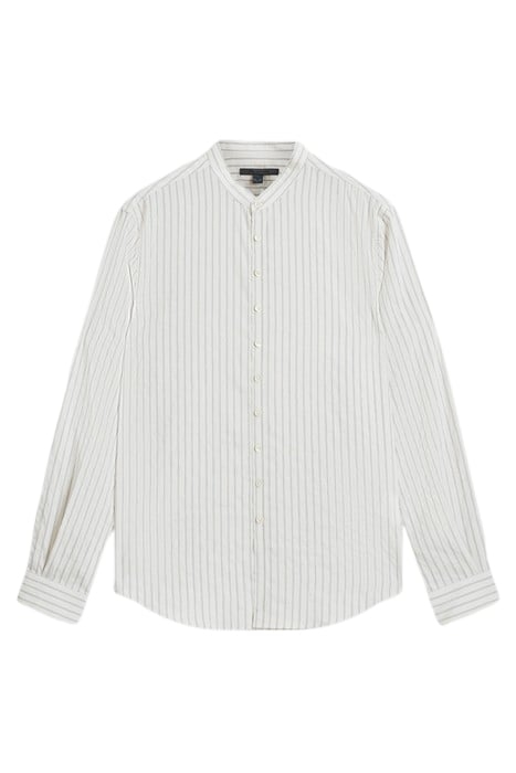 MULTI BUTTON SLIM FIT SHIRT WHITE 2