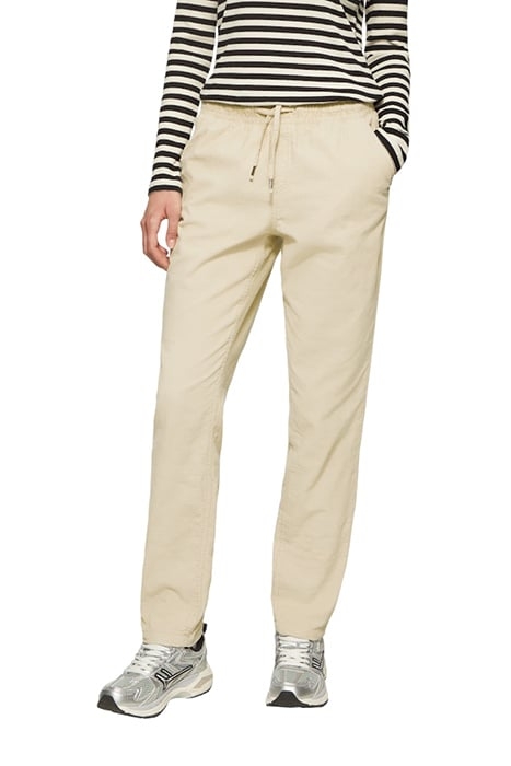S.OLIVER-QS PANTS BEIGE 1