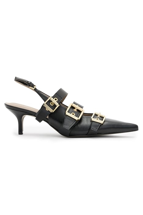 GRACE BUCKLE HEEL BLACK 1