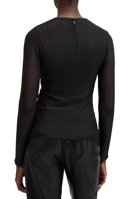 NORA SPARKLE TOP BLACK SHIMMER 2