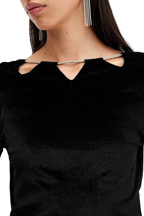 REGINA VELVET DRESS BLACK 7