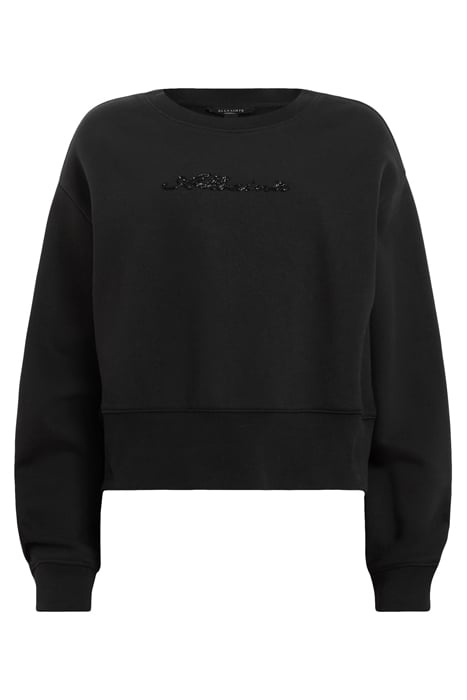 FERN EMB SWEAT BLACK 3