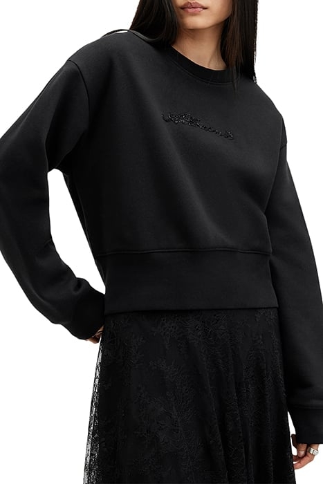 FERN EMB SWEAT BLACK 5