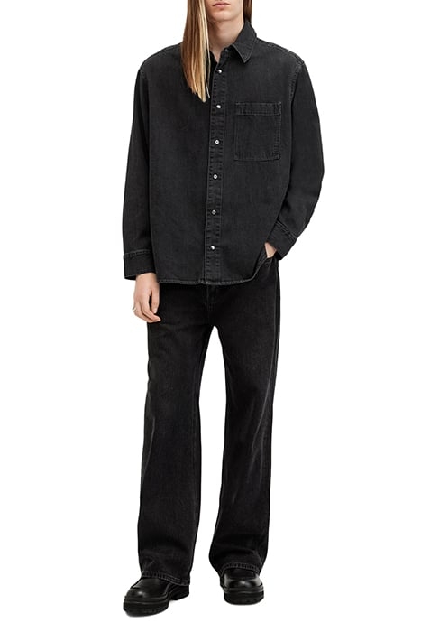 TOLHURST SHIRT WASHED BLACK 2