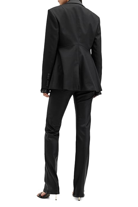 HALDAN SLIM BOOTCUT COATED BLACK 4