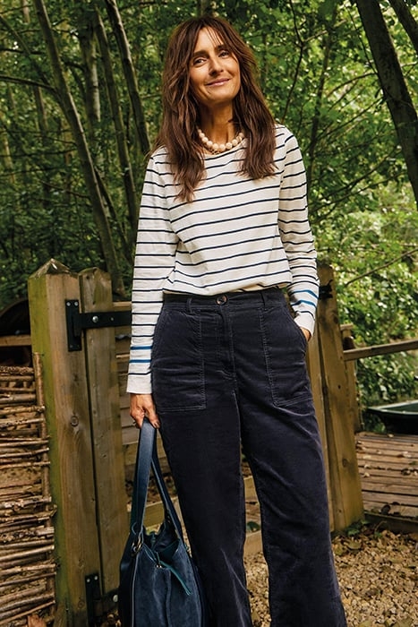 WILLOW STRIPE LS TOP WHITE MULTI 7