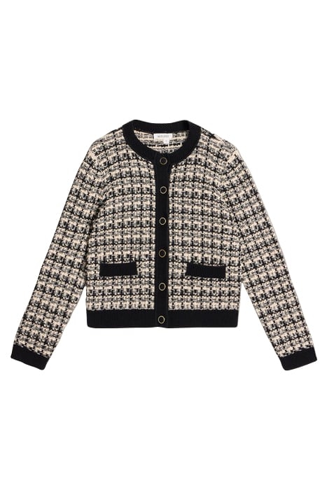 KELLY CARDI BLACK MULTI 2