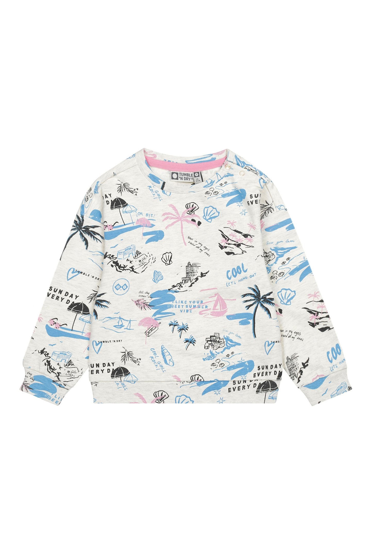 GIRLS COTE D'AZUR TODDLER OFF WHITE MELANGE 1