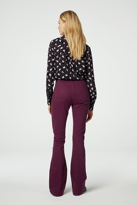 LOT BLOUSE BLACK/GRAPE 3