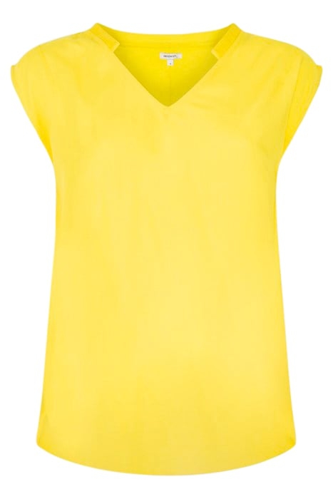 T-SHIRT CAP SLEEVES VIBRANT YELLOW 5