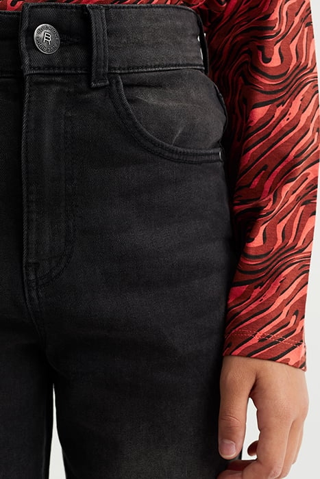 5-POCKET HIGH RISE BLACK 5