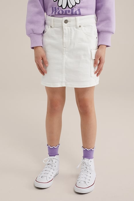 SKIRT MINI LENGTH WHITE 1