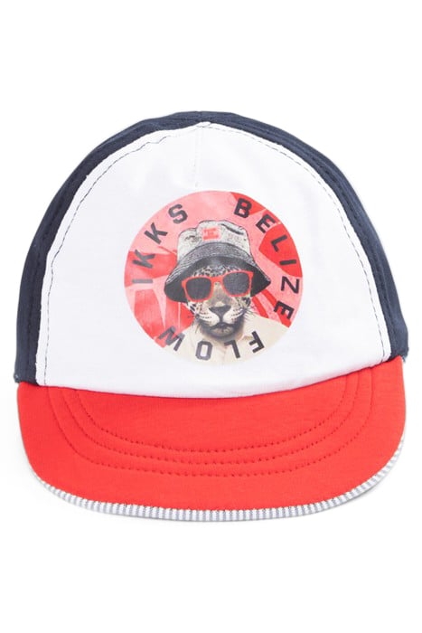 BABY BOYS’ 3-COLOUR, STRIPED REVERSIBLE CAP 2