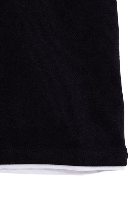 BOY'S TROMPE-L'OEIL BLACK T-SHIRT 5