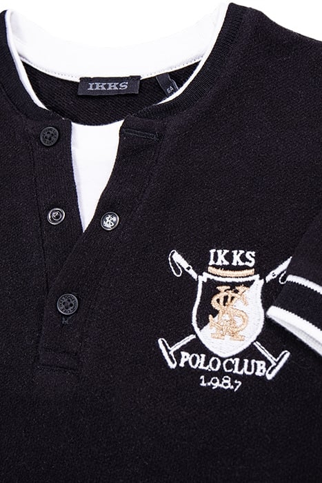 BOY'S TROMPE-L'OEIL BLACK T-SHIRT 4