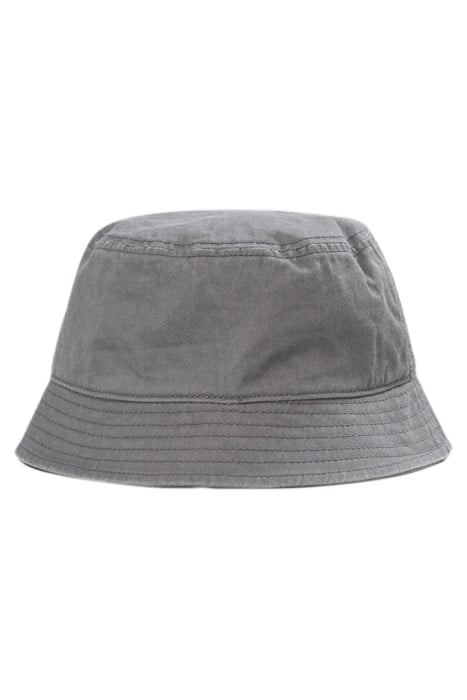 BOYS’ GREY ORGANIC COTTON SUN HAT WITH SLOGAN PRINT 2