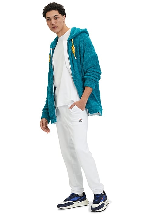 OVERSIZE TERRY FABRIC HOODIE MARINE 6