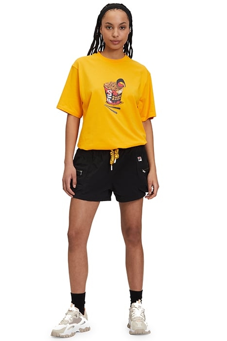 CRINKLE NYLON SHORTS WITH SIZE POCKETS BLACK 3