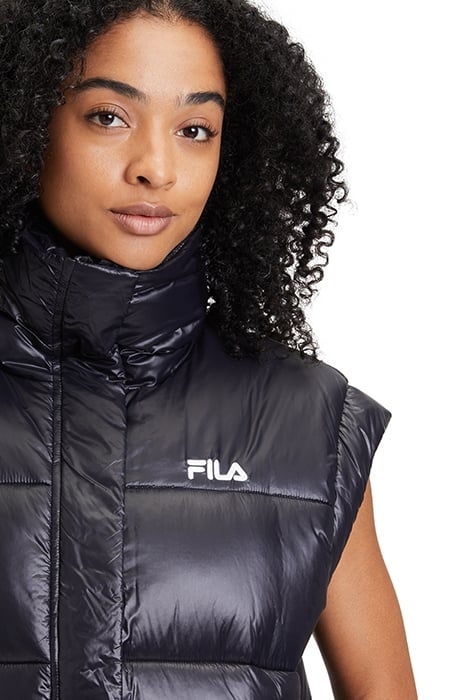 LUZK LONG PUFFER VEST BLACK 7