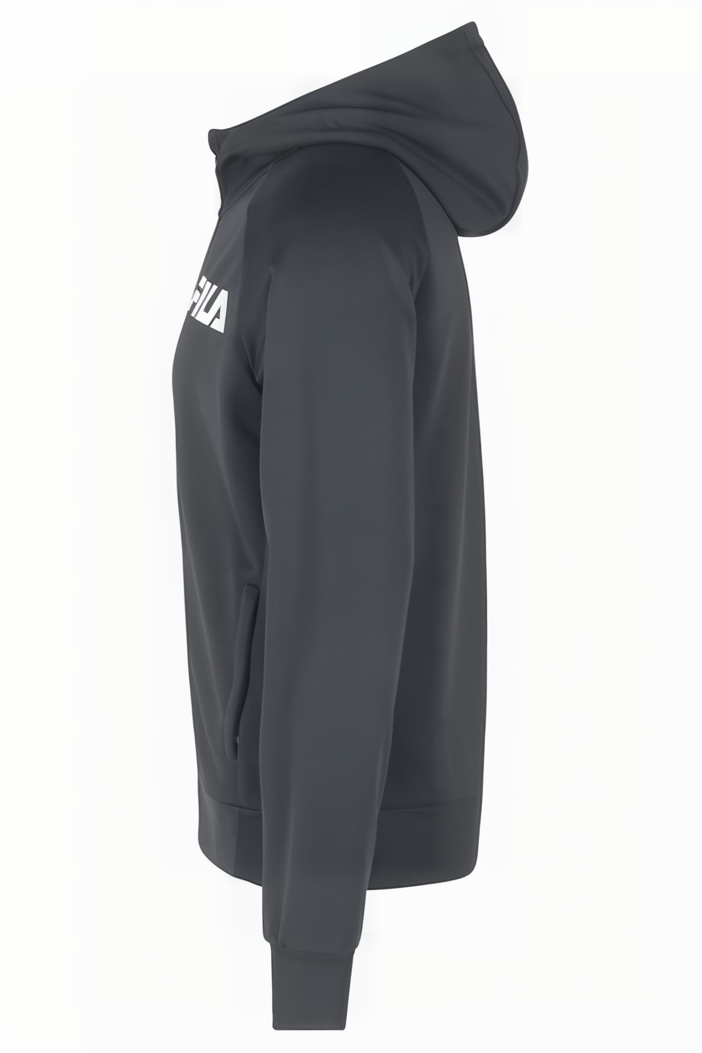 TREPUZZI HOODED ZIP JACKET IRON GATE 6