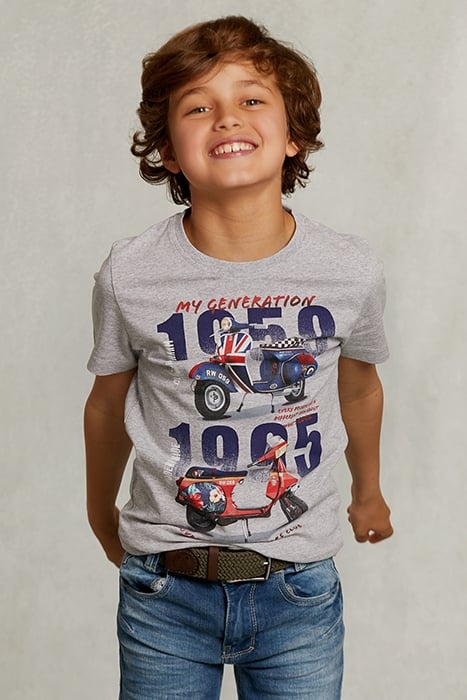 NORMAL FIT BASIC T-SHIRT GREY 1