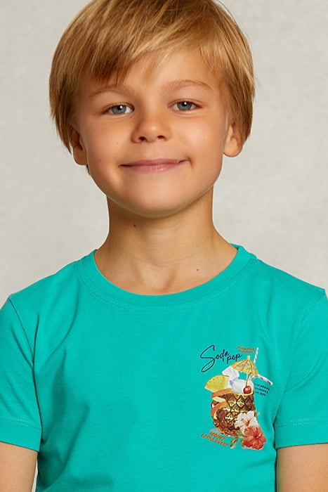 NORMAL FIT BASIC T-SHIRT CITRUS GREEN GREEN 4