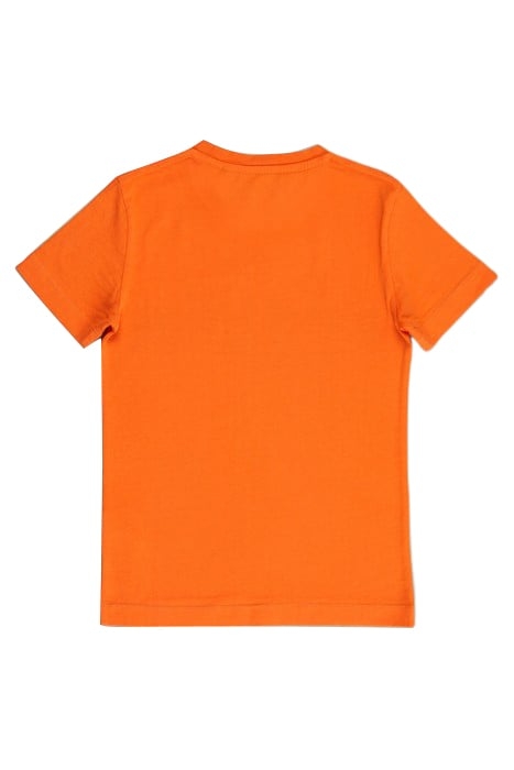 NORMAL FIT BASIC T-SHIRT IN LIFE JACKET ORANGE 2
