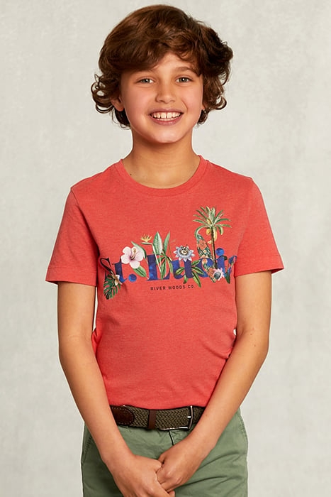 NORMAL FIT BASIC T-SHIRT DK COSMOPOLITAN PINK 1