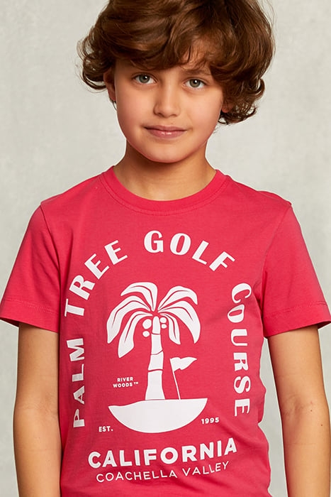 NORMAL FIT BASIC T-SHIRT IN FLIRT PINK 4