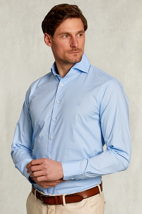 SLIM FIT UNI STRETCH SHIRT LIGHT BLUE BLUE 1