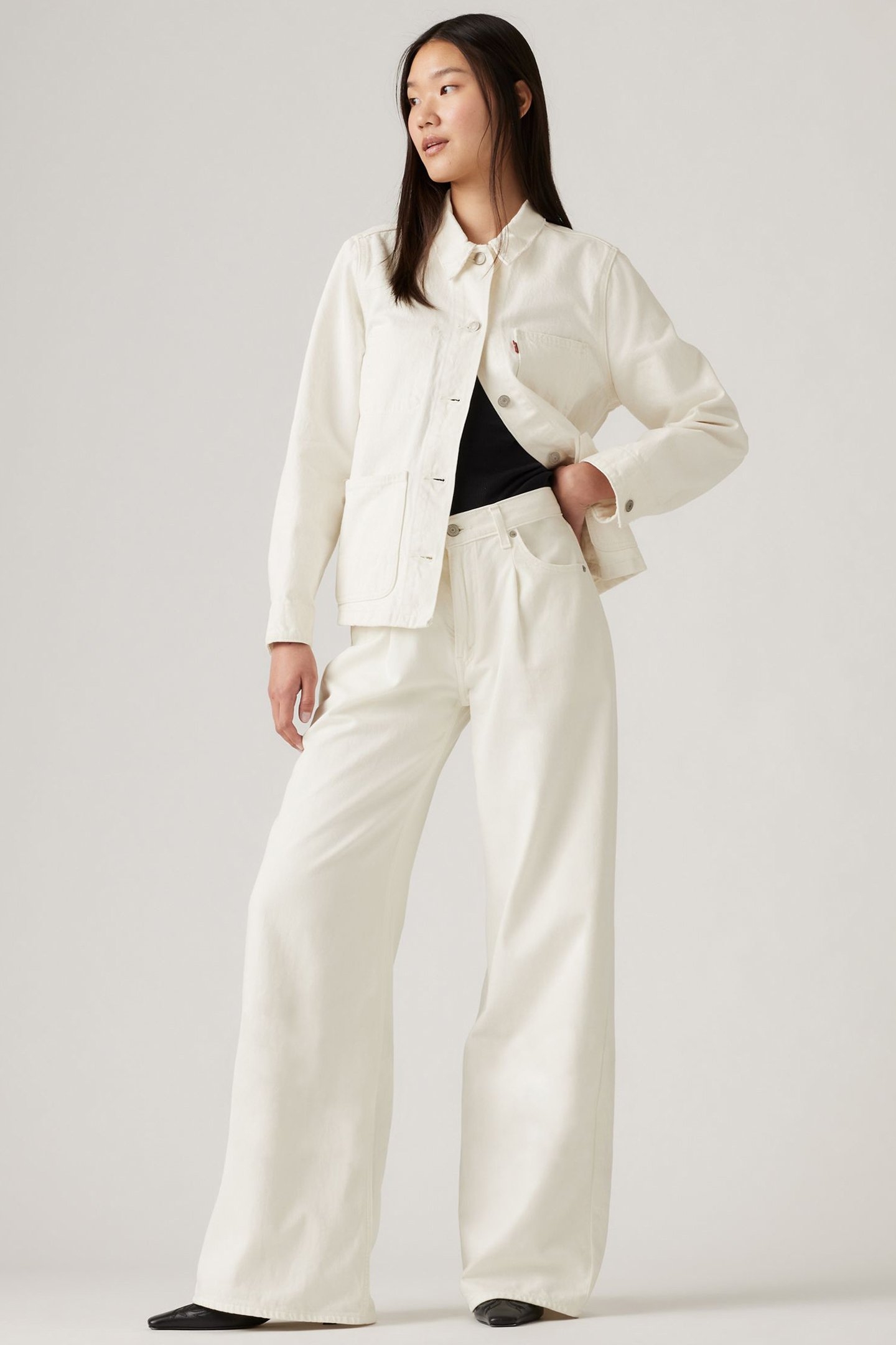 BAGGY DAD WIDE LEG LIGHTWEIGHT JEANS 6