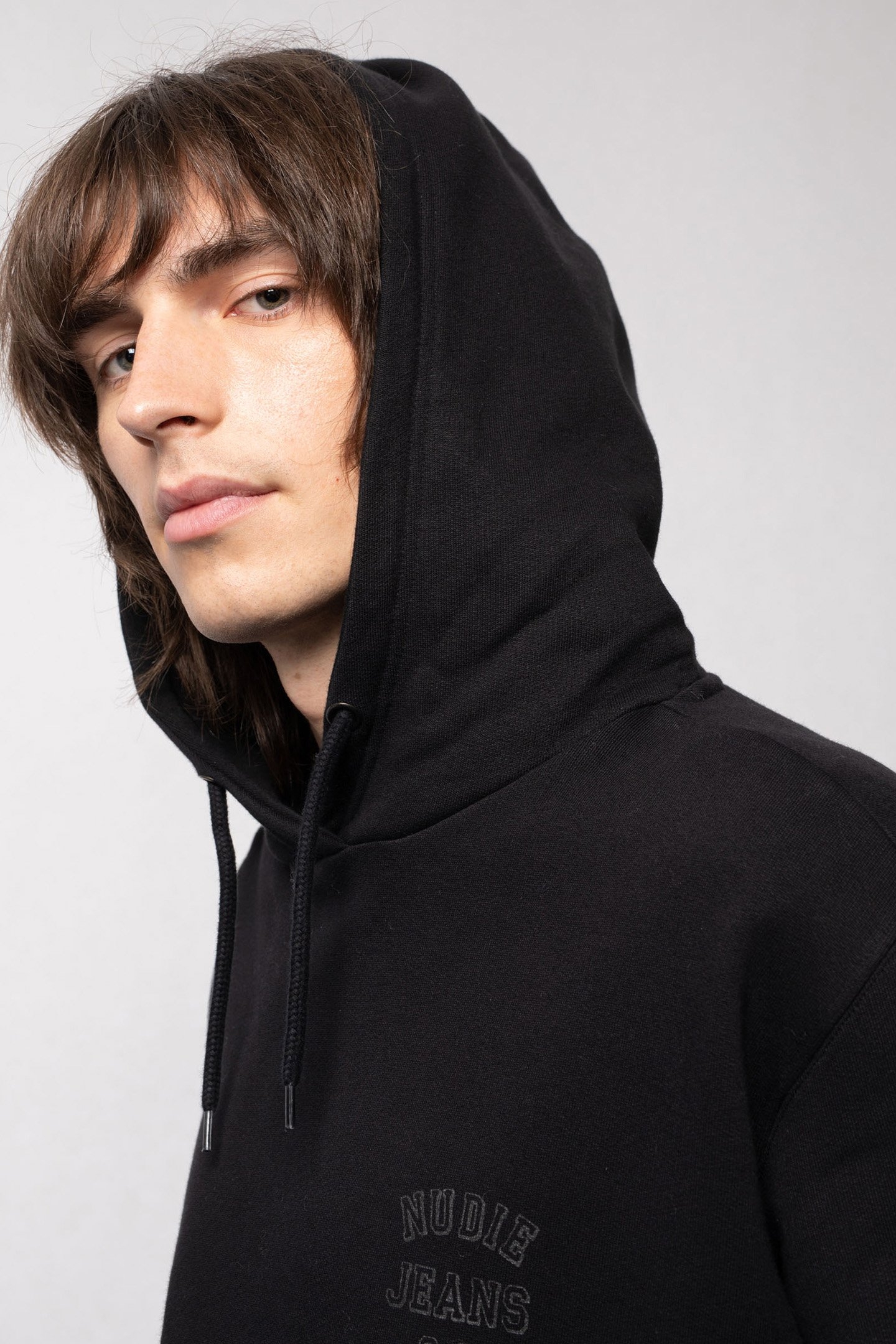 FRANKE LOGO HOODIE BLACK 5