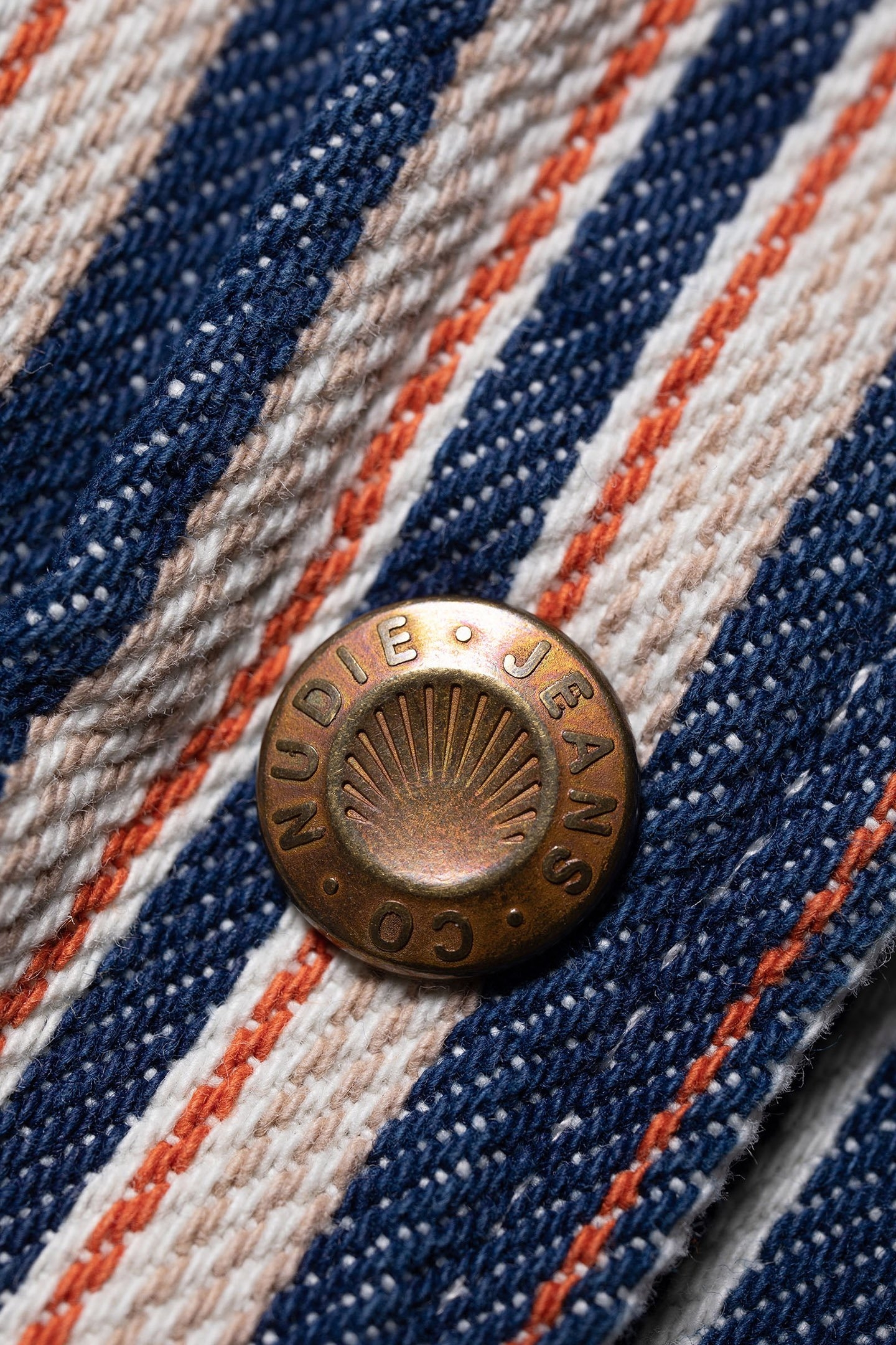 MINA DENIM SHIRT STRIPE RED 5