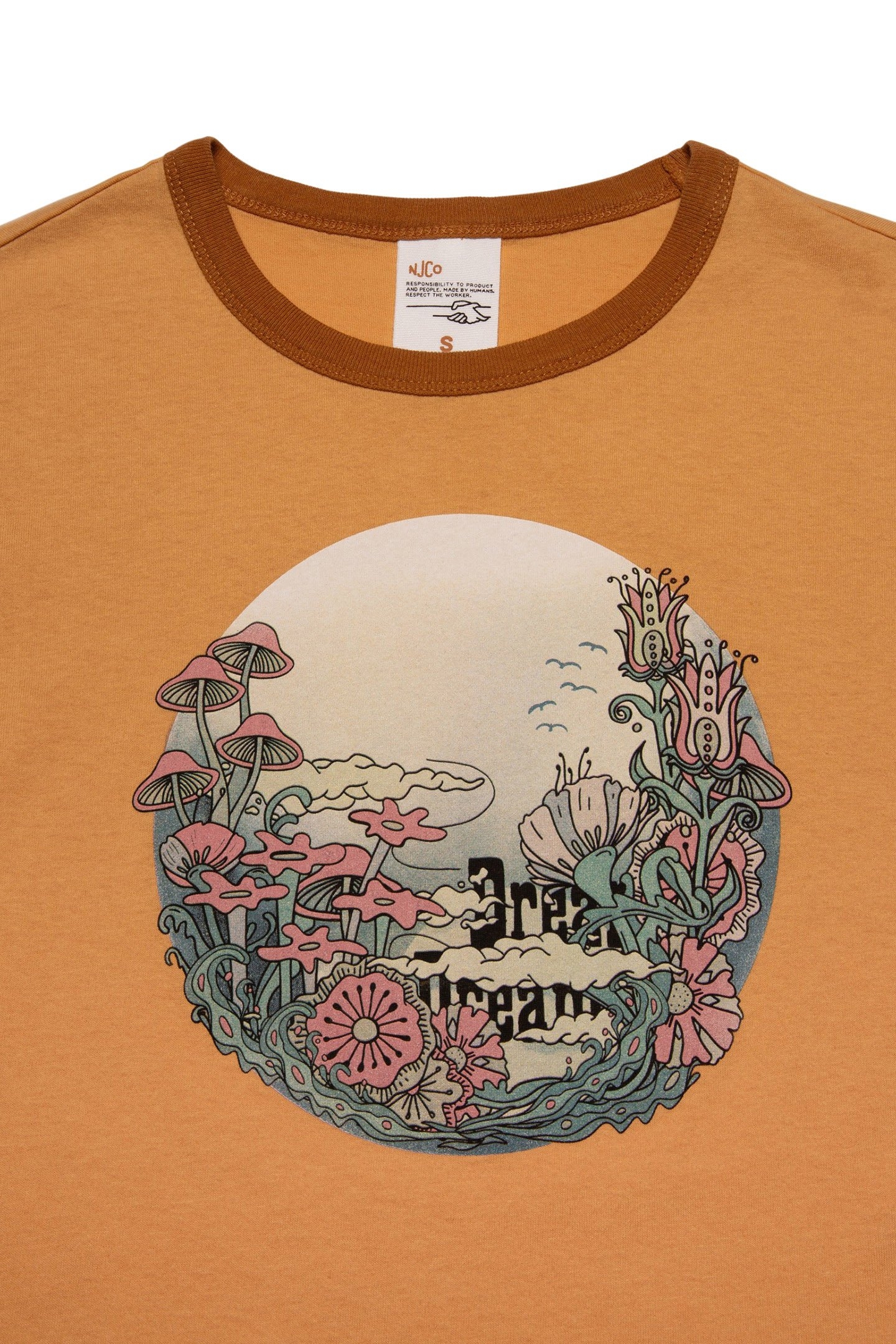 LOVA DREAMS T-SHIRT OCHRE 3