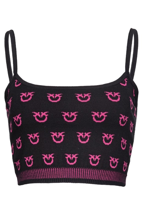 COBO TANK TOP MULTICOLOR PRINT BLACK/FUCHSIA 3