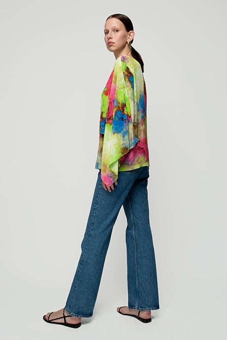 TOP COWL MODERN PALE KHAKI/HYACINT PINK 4