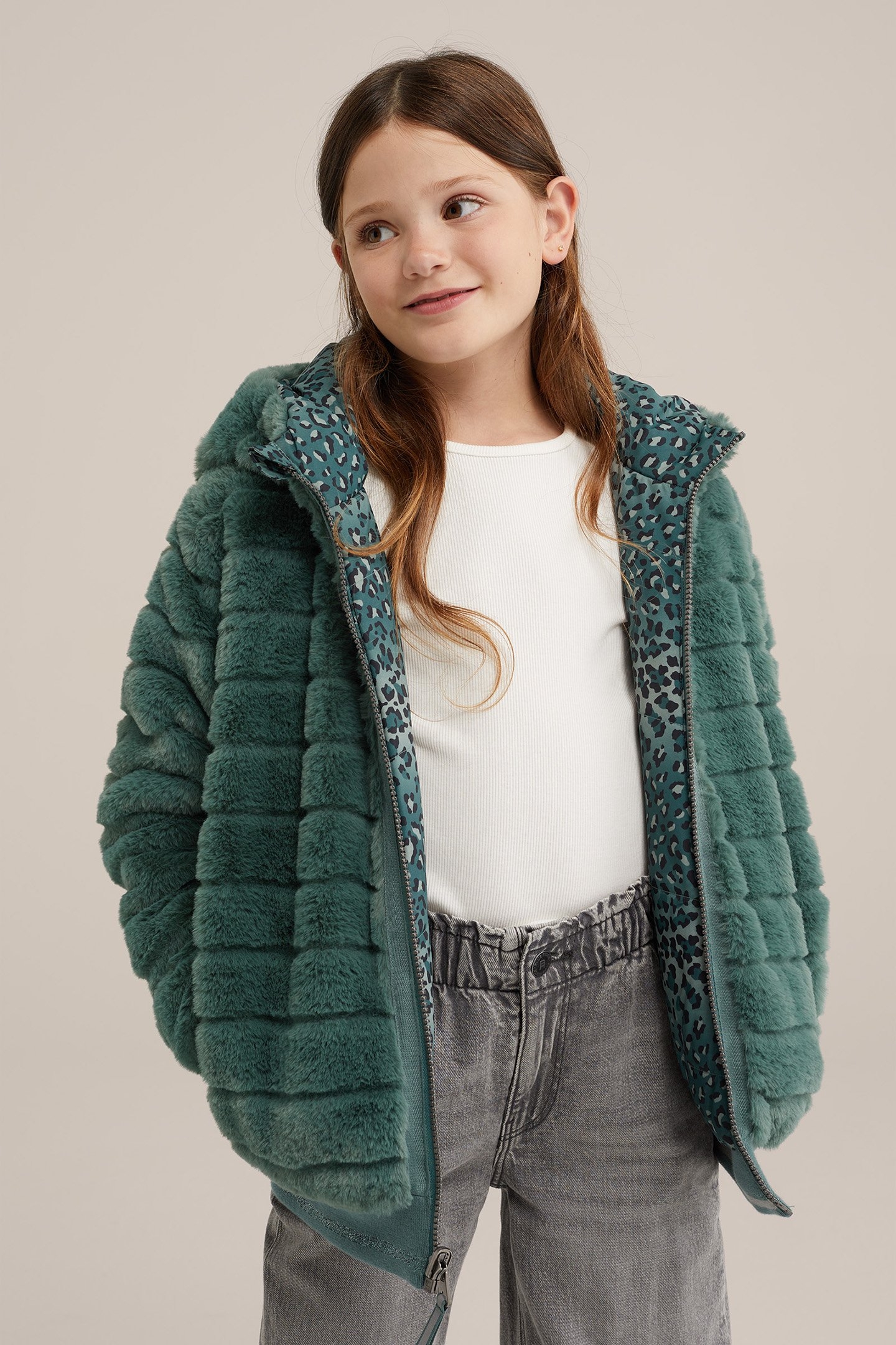 JACKET REVERSIBLE BOMBER GREEN BLUE 5