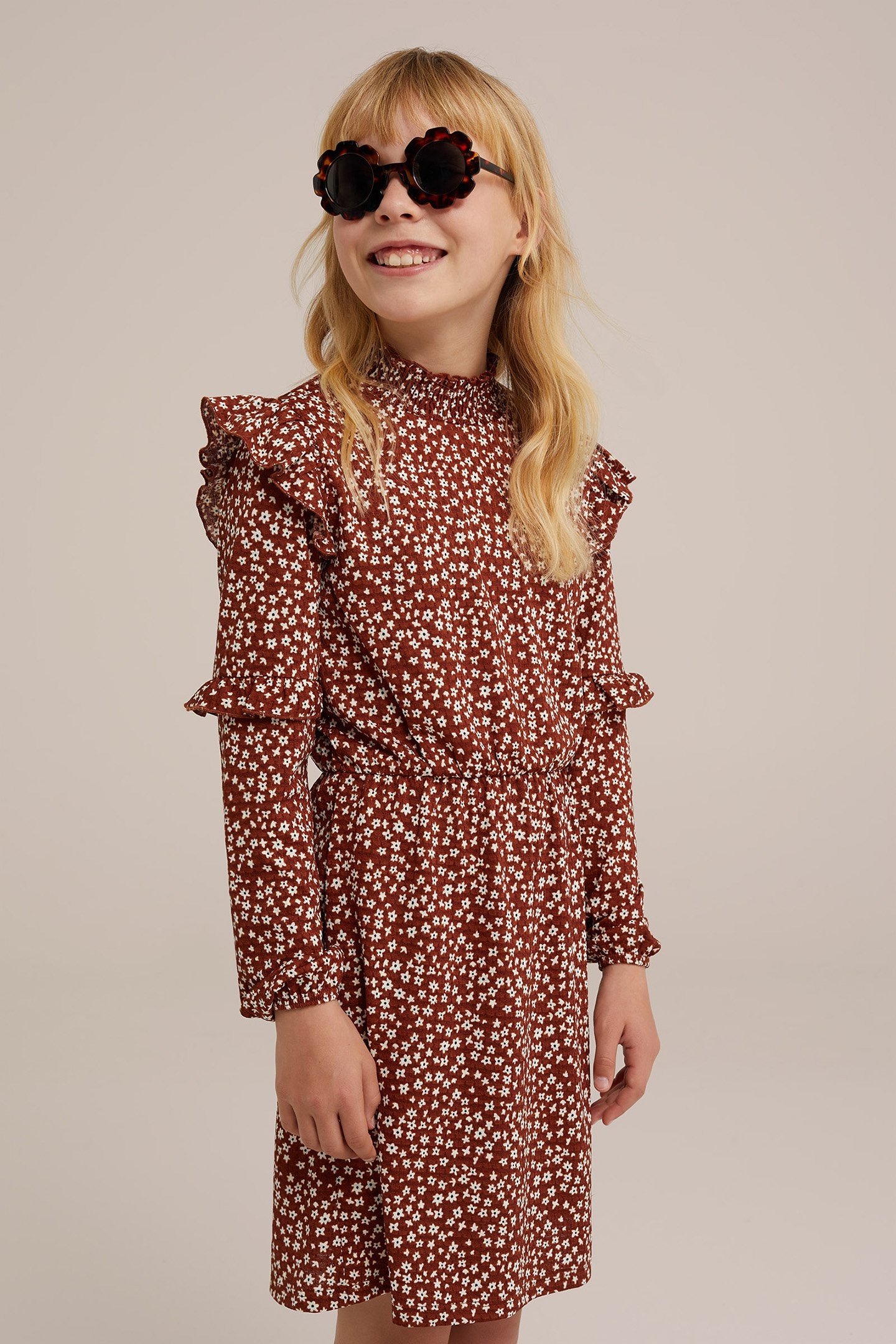 DRESS MID LENGTH MULTI-COLOURED 1