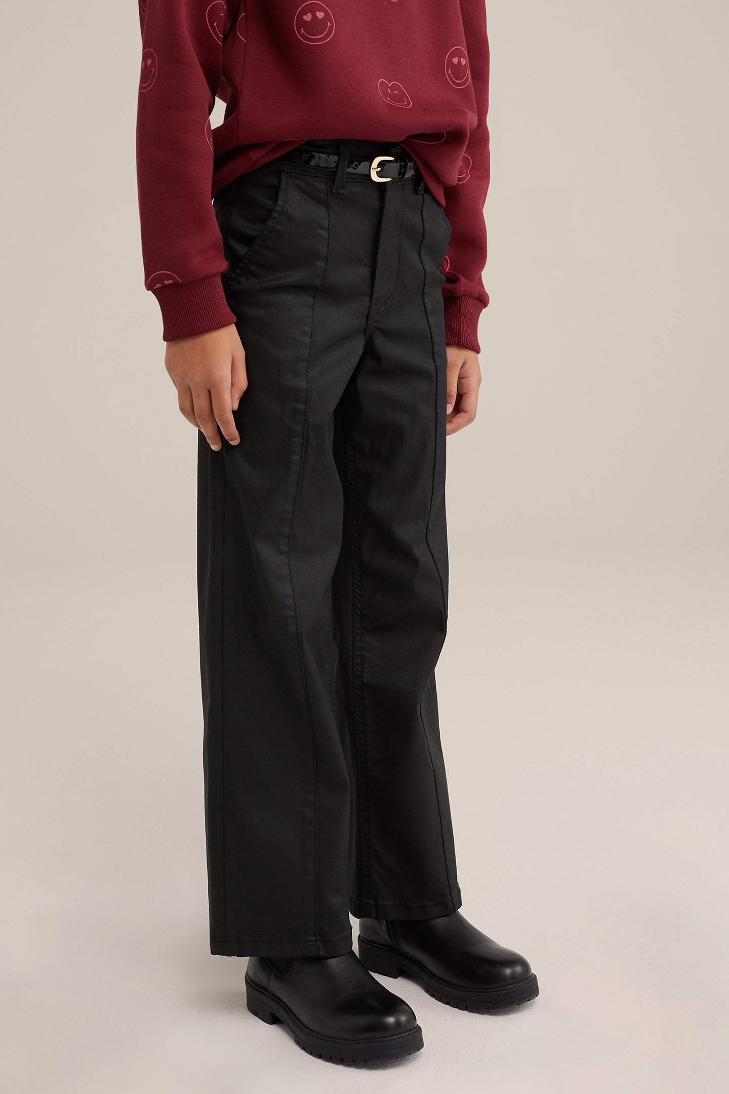 5-POCKET MID WAIST BLACK 1
