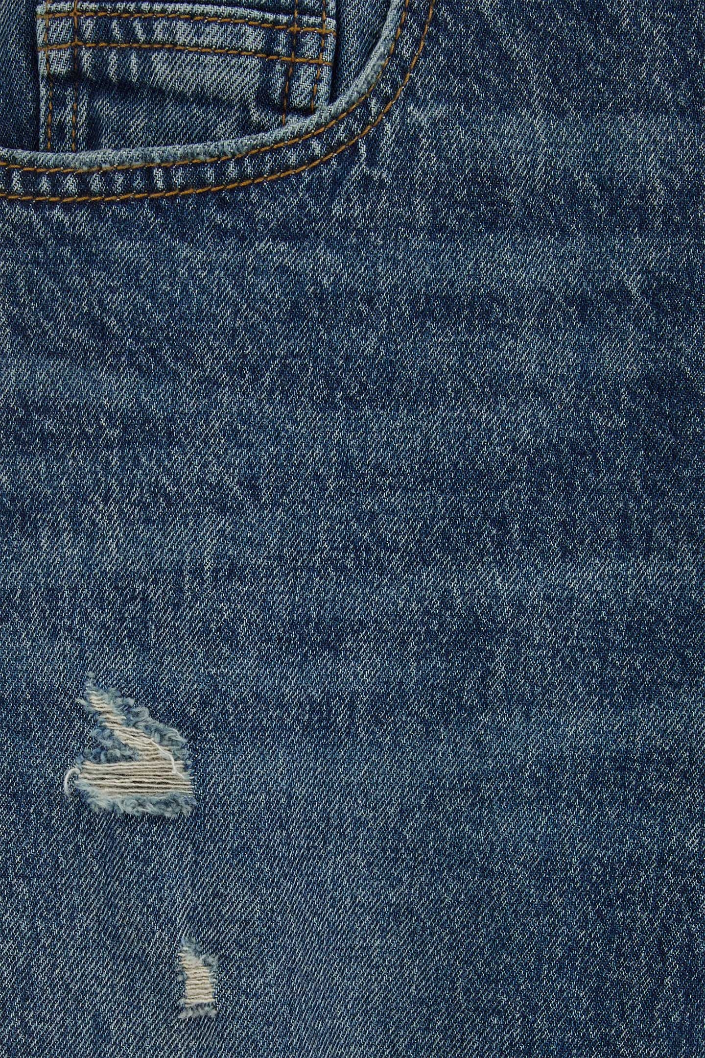 5-POCKET MID WAIST DARK BLUE 7