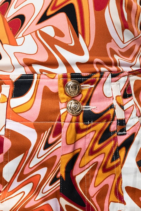 SWIRL POWER PANTS LEATHER BROWN/LIGHT PINK 5