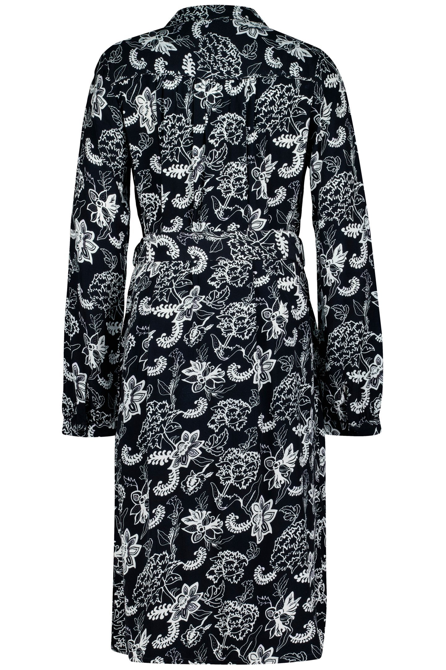 LONGER TUNIC PRECIOUS, 3/4 SLEEVE DARKBLUE WITH WHITE SENNA  4