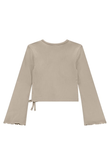 LETTUCE V-NECK NUT BEIGE 2