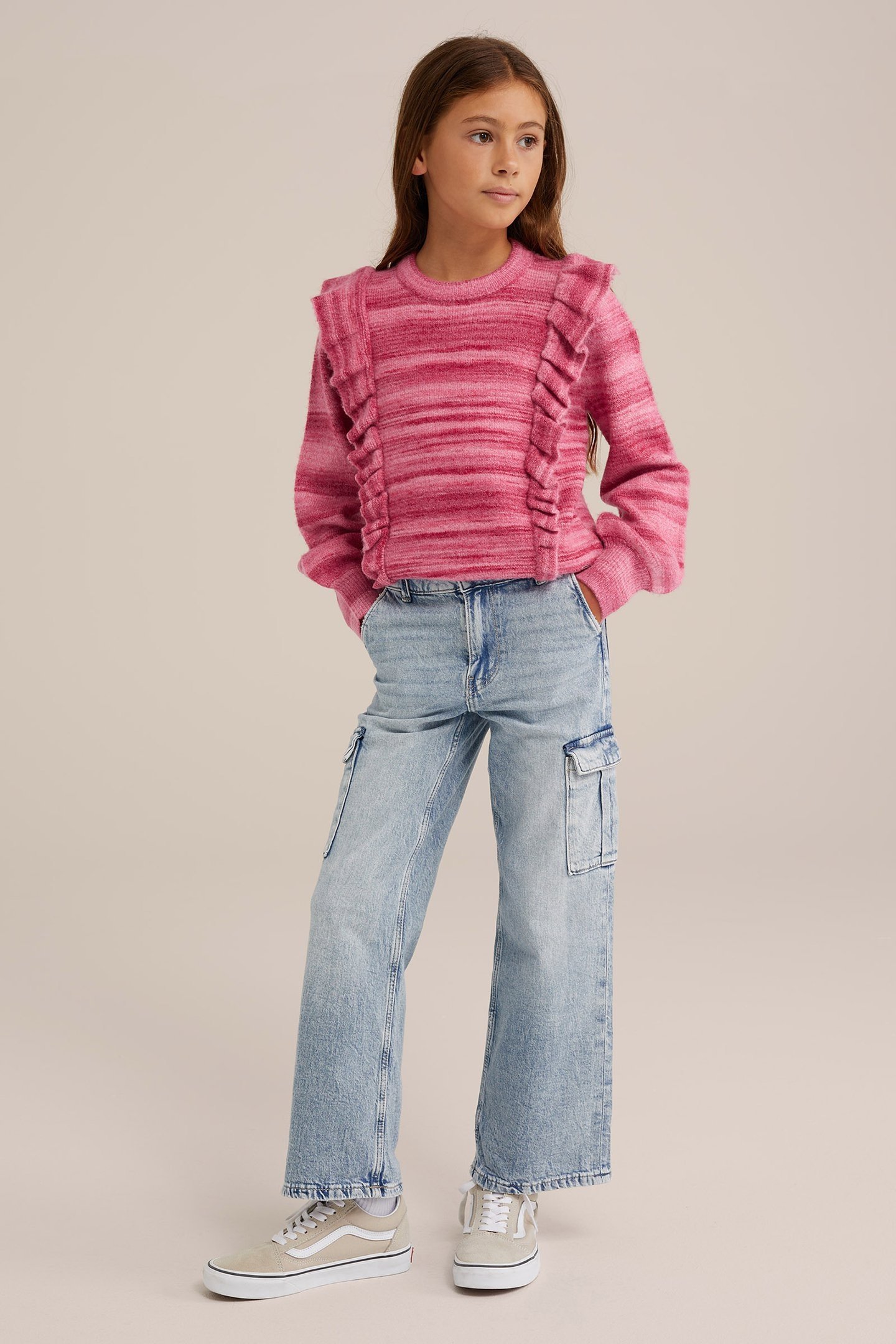 KNITTED PULLOVER PINK 2