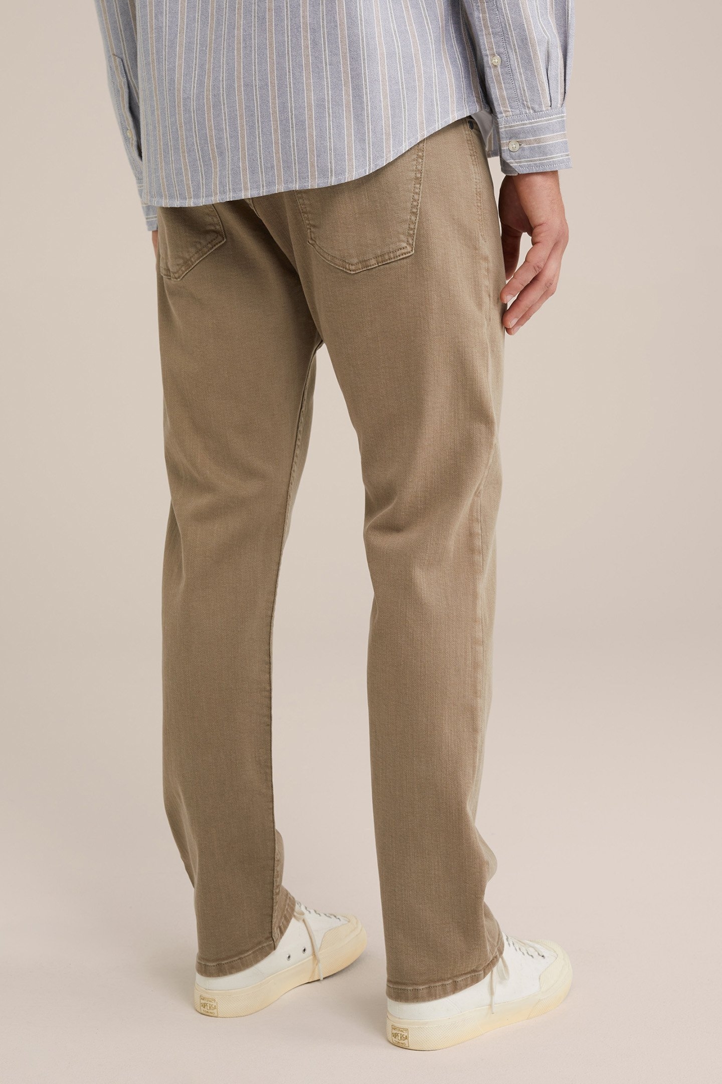 5-POCKET MID WAIST GREYISH GREEN 2