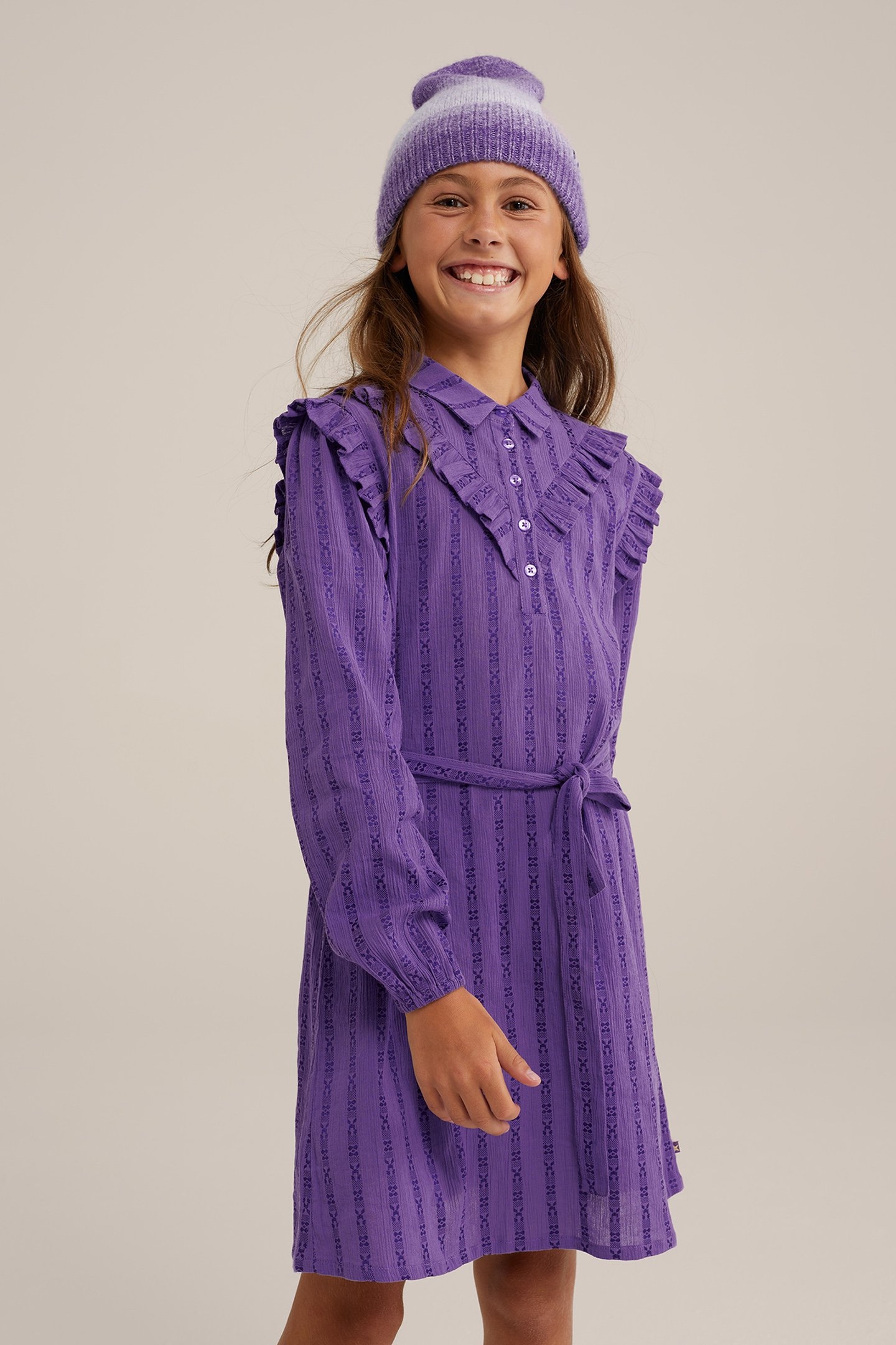 DRESS MID LENGTH LAVENDER 1