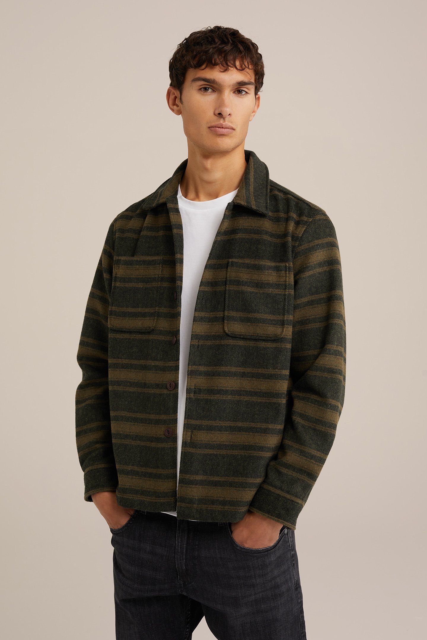 OVERSHIRT ARMY GREEN 1