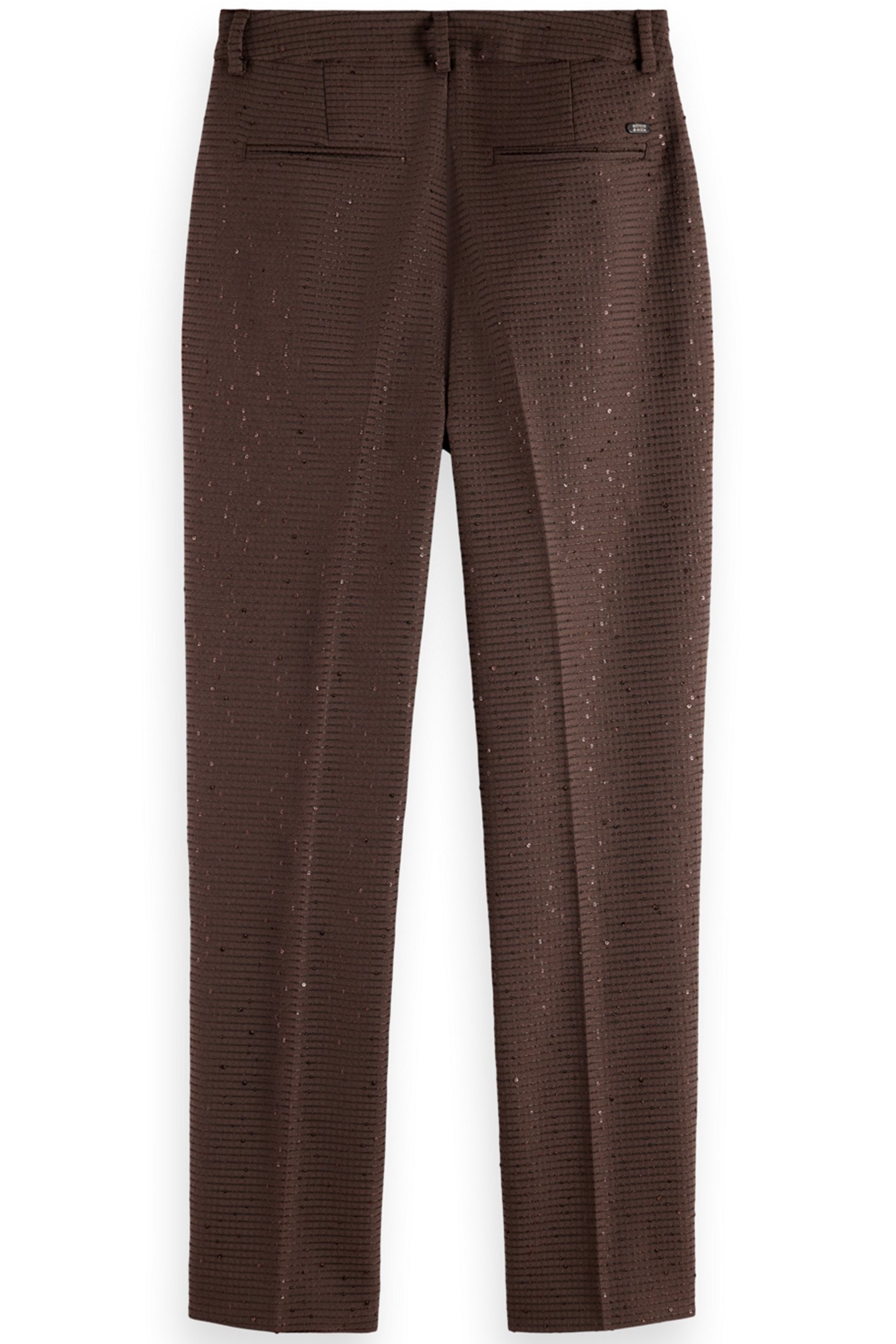 LOWRY SEQUIN JACQUARD PANT COFFEE 2