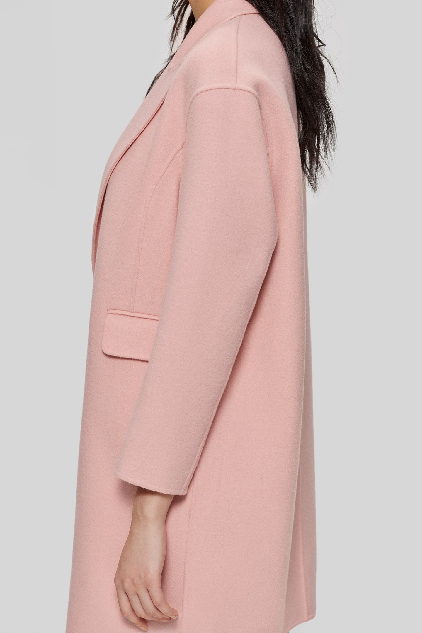 PINK MID-LENGTH COAT 4
