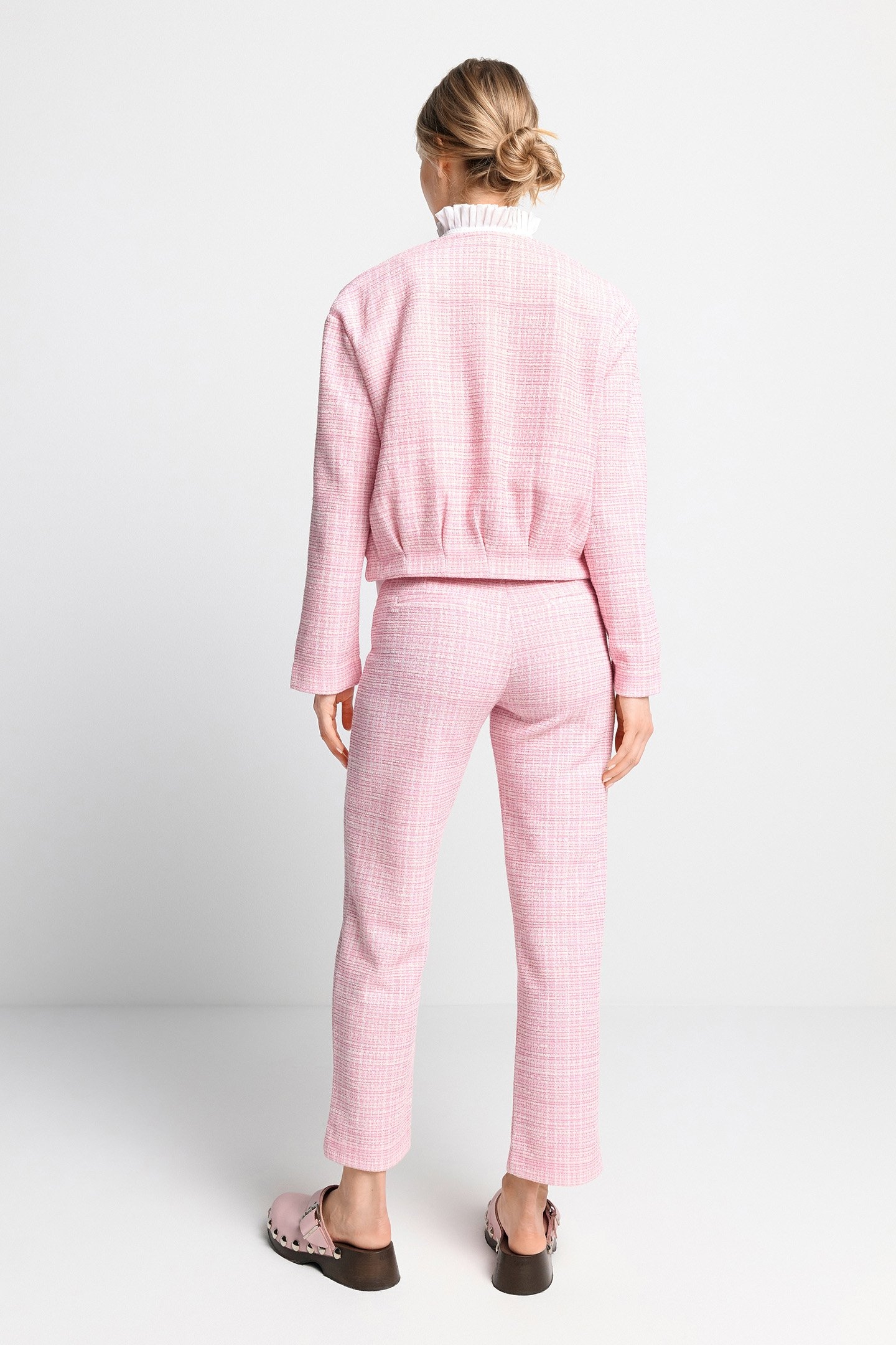 JACQUARD BOMBER JACKET GRS SORBET PINK 2